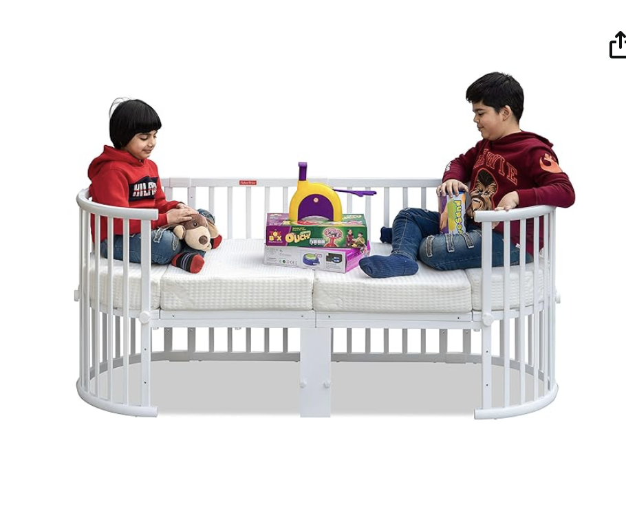 Convertible Fisher-Price baby crib in good condition